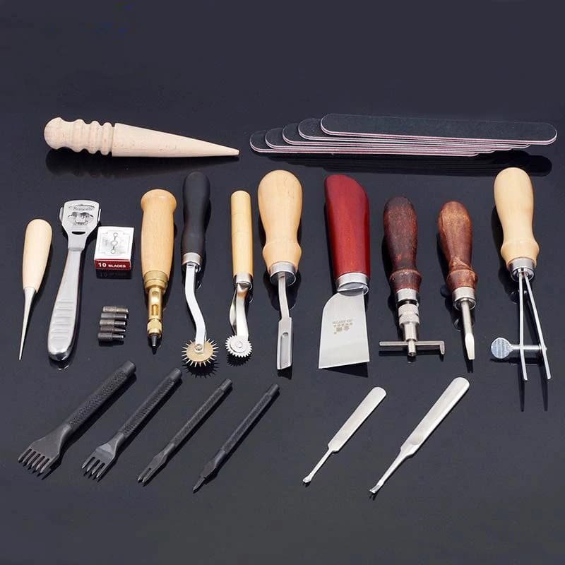 Tools for learher craft. Swivel knife Gothic